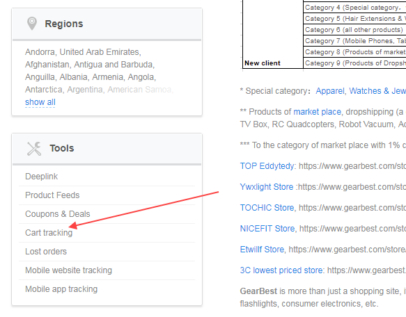 Cart tracking 1