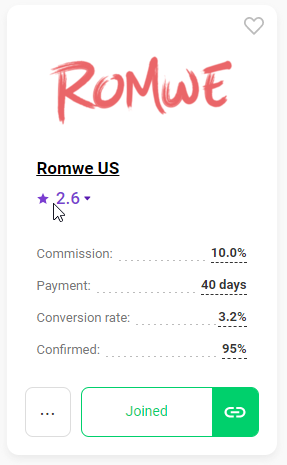 How to rate a program 1