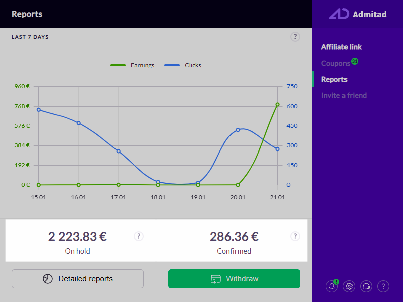 How to see the reports 3