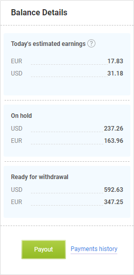 What does the default currency affect? 5