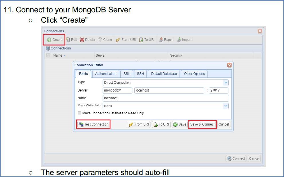 connect to mongodb online