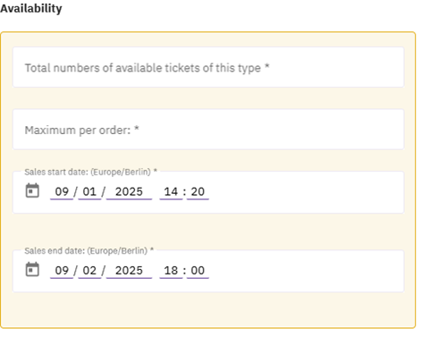 A screenshot of a ticket form
AI-generated content may be incorrect.
