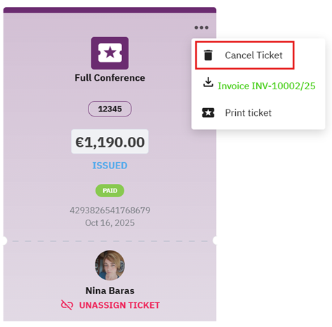 A screenshot of a ticket</p><p>AI-generated content may be incorrect.